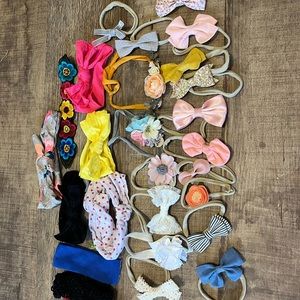 Hats and bows lot